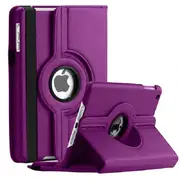 For Apple iPad 10th Gen Cover, iPad 10 Generation 10.9 inch 2022 Leather Smart 360 Rotate Flip Stand Case Cover (Purple)