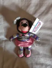 Disney SPACEMAN MINNIE MOUSE 8" Beanbag Plush w/Tag