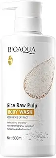 Body wash, moisturizing body wash, rice based body wash, body cleansing and brightening body wash. (Rice Original Bath Gel 500ml)