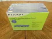 Netgear ProSafe 8 Port 10/100 Networking Switch Fast Ethernet Switch FS108 v2