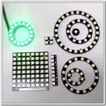 WS2812 全彩RGB LED模組 全彩LED燈 環燈 ARDUINO樹莓派 程控開發專案