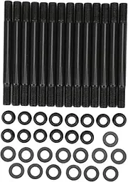 XTevu Head Stud Kit, Cylinder Bolt Set Compatible with RB25 RB25DET 2.5L RB20 RB20DET 2.0L, Engine Fastener Kit Turbo Rebuild Parts