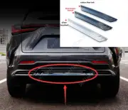Rear Bumper Lower Diffuser Lip Spoiler Stainless steel For 2022+ Lexus NX series