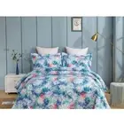 Patchwork Bed Quilt Spring Bouquet Coverlet King Single 195x235cm