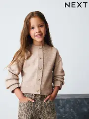 Oatmeal Button Up Cardigan (3-16yrs) (AR9157) | $33 - $44