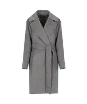 Long-sleeved wool coat IT40,IT34 Gray
