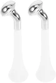 BELLIFFY 2pcs Eye Cream Applicator Replacement Heads Roller Eye Massager Tool for Enhanced Absorption Compatible with Shaped Toothbrush Series