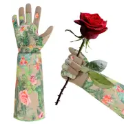 Long Gardening Gloves, Thorn Proof Rose Pruning Gloves for Men & Women, Heavy Du