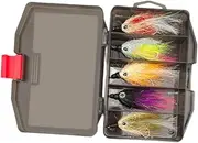 5 Pieces Fly Fishing Lures with Hook with Storage Box Artificial Lures Fishing Gear for River Outdoor Enthusiasts Freshwater