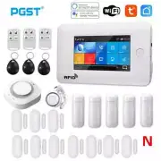 All Touch Screen Wireless WIFI Card Burglar Alarm System Smart Home Security