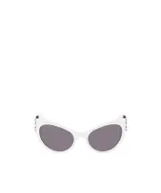Givenchy Eyewear Oversize-Frame Sunglasses One size,63 White/Smoky