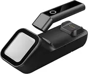 LAPOOH 3-in-1 Barcode Scanner Handheld 1D/2D/QR Bar Code Reader Support BT & 2.4G Wireless & USB Wired Connection with Charging & Scanning Base Compatible with Windows Android iOS for Supermarket