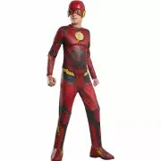 Boys Small 4-6 Ages 3-4 Deluxe Flash Justice League Costume