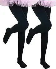 [BoxMemory] Girls' Ultra Soft Pro Dance Tight/Ballet Footed Tight (Toddler/Little Kid/Big Kid)