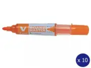 Pilot BegreeN V Board Whiteboard Marker Orange Box Of 10