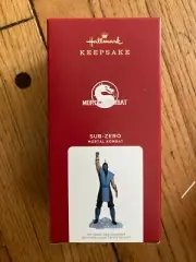 Hallmark 2021 Mortal Kombat SUB-ZERO Keepsake Christmas Ornament 5"