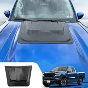 Truck Hood Scoop Cover Compatible with 2022-2025 Nissan Frontier ABS Bonnet Scoop Engine Cover All Weather Front Hood Vent 2024 Frontier Accessories