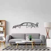 Wall Art Home Decor 3D Acrylic Metal Car Auto Poster USA Silhouette RS3 LMS TCR