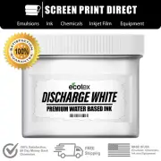 Ecotex® Discharge White Water Based Ink for Screen Printing- All Sizes Gal Qt Pt