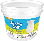 Air Dry Clay Modeling Clay for Kids (5Lb Bucket White) Airdry Clay Model Clay Mo