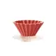 日本ORIGAMI 摺紙咖啡陶瓷濾杯組 S 第二代（AS杯座）（紅色）