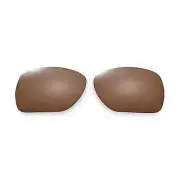 Walleva Brown Polarized Replacement Lenses for Oakley Deviation Sunglasses