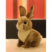 Cute Simulation Rabbit Hare Furry Toy Soft Stuffed Animal Doll