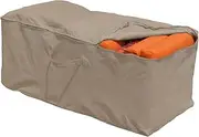 P9A10PM1 English Garden Cushion Storage Bag Heavy Duty and Waterproof, 1 Count (Pack of 1), Tan Tweed