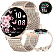 Smart Watch for Women Answer/Make Calls, 1.43" AMOLED Ultra-Thin Display, 100+ S