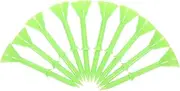 GALPADA 10pcs Golf Tee Chrome Accessories Peg Small Golf Spikes Path Training Tees Soft Practice Golf Holder Spike Golfs Spike Golf Ball Spikes Golf Supplies Light Green re-usable
