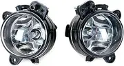 Car Fog Lamp Assembly For VW For Crafter 2006-2017 Car Front Bumper Fog Light Cover Trim Mesh Fog Lamp Grill Fog Light 2E0807675 2E0807674 Front Bumper Fog Light(Cover,1 Right)