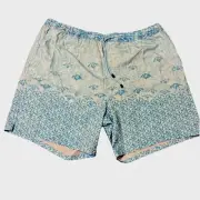 NWT Peter Millar Crown Swim Trunk Men's L and XL BBlue w/Koozie MS24P01