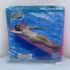 Inflatable Pool Float Mat Bed Lounge Pool Raft 72" x 27" Neon Pink Mat