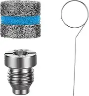 3Pcs 1.1mm Foam Cannon Orifice Nozzle Tips and Foam Maker Replacement, Stainless Steel, 3000 PSI, Silver