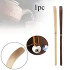 Spice Gadget Guide Matcha Spoon Black Bamboo Wood Leaf Spatula Tea Sticks