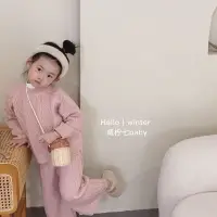 在飛比找蝦皮商城精選優惠-♕Happy Baby♕ 女童秋冬套裝 台灣出貨  兒童兩件