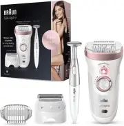 Braun Silk-Epil 9 9-890 Epilator, Hair Removal for Women, Bikini Trimmer, Shaver