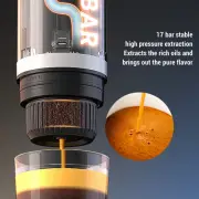 Electric Capsule Coffee Maker Portable Electric Coffee Maker 17 Bar Pressure For