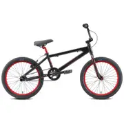 SE Bikes Ripper 20"; BMX Bike Stealth Mode Black/Red - 45th Year of Radness