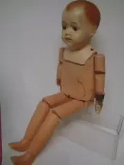 2p Bap INNOVATION Wood Doll History Article / Holderbaum
