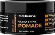 Men Deserve Hair Styling Ultra Shine Pomade for Strong Hold and Wet Look hairstyles | hair wax for men | Pomade for men (50gm)