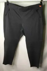 AUTOGRAPH CHARCOAL “PONTE” MOTO FULL LENGTH PANTS SZ 26 ALL NEW