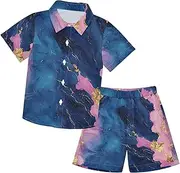 [Caihoyu] Baby-boys Toddler Outfits Shirt Short Sets Toddler Baby Boy Outfit Summer Outfit