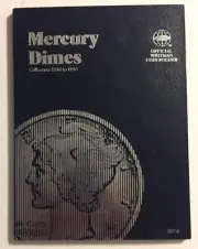 MERCURY DIME (1916-1945) #9014 COIN FOLDER BY WHITMAN - NEW OLD STOCK