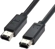 CY IEEE 1394 Firewire 400 6-pin to 6-pin Cable FireWire 400Mbps 6p to 6p Capture Cord 1.8m