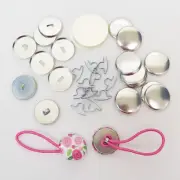 1" Tecre Pony Tail Button Parts 1 Inch - 1000 FREE SHIPPING