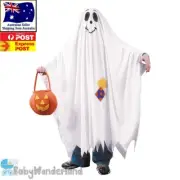 Boys Girls Halloween Ghost Vampire Cloak Pumpkin Basket Costume Party Cosplay