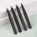 4pcs Tweezers Multifunctional Eyelash Curler Stainless Steel Eyelash Extension