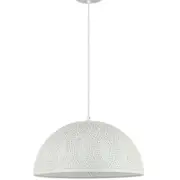 CLA Lighting Marrakesh Dome Shape Pendant Light White