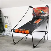 Basketball Arcade Game Electronic Scorer 8 Games Double Shoot Black